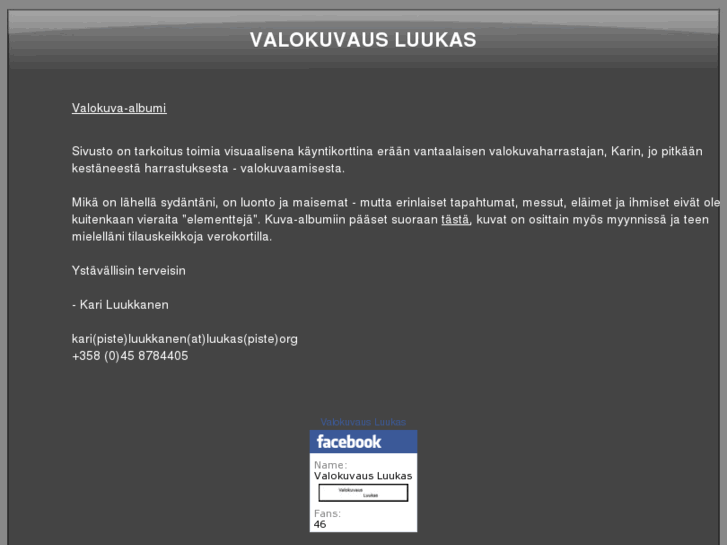 www.valokuvausluukas.org