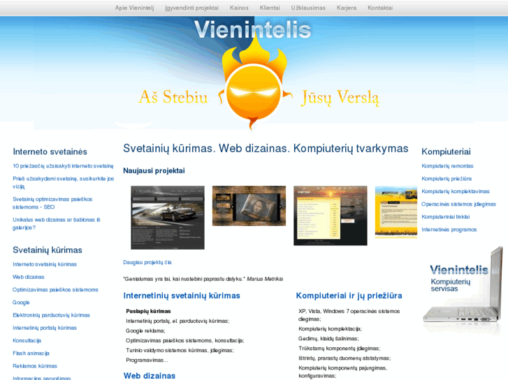 www.vienintelis.lt