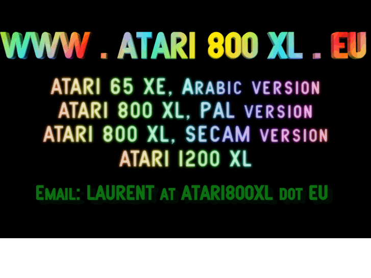 www.atari800xl.eu