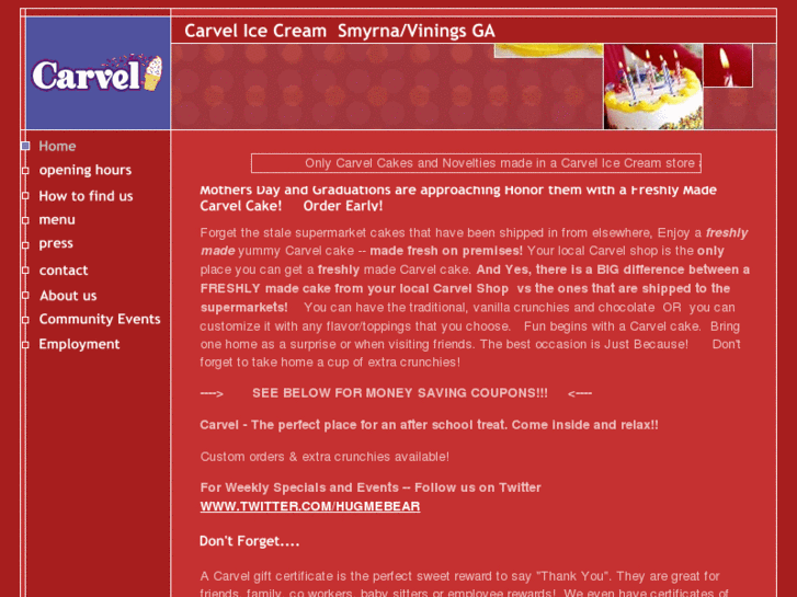 www.carvelcake.com