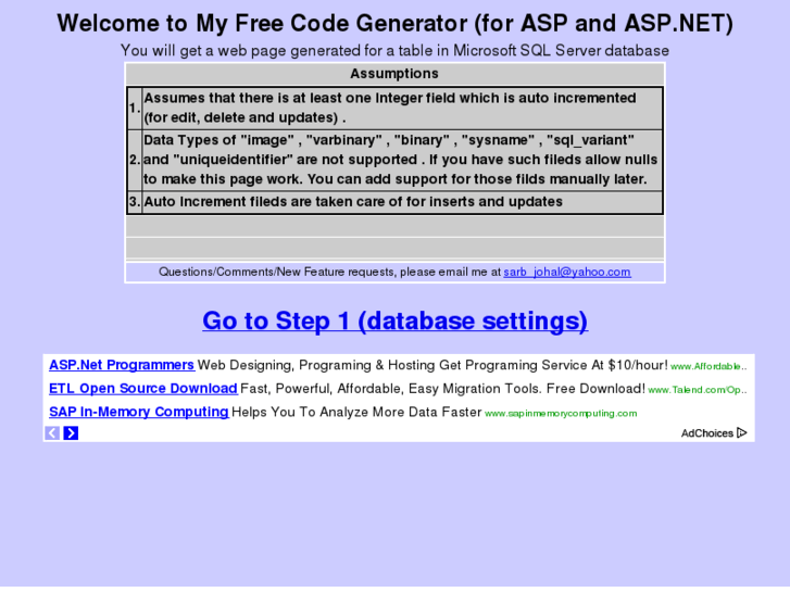 www.dotnetcodegenerator.com
