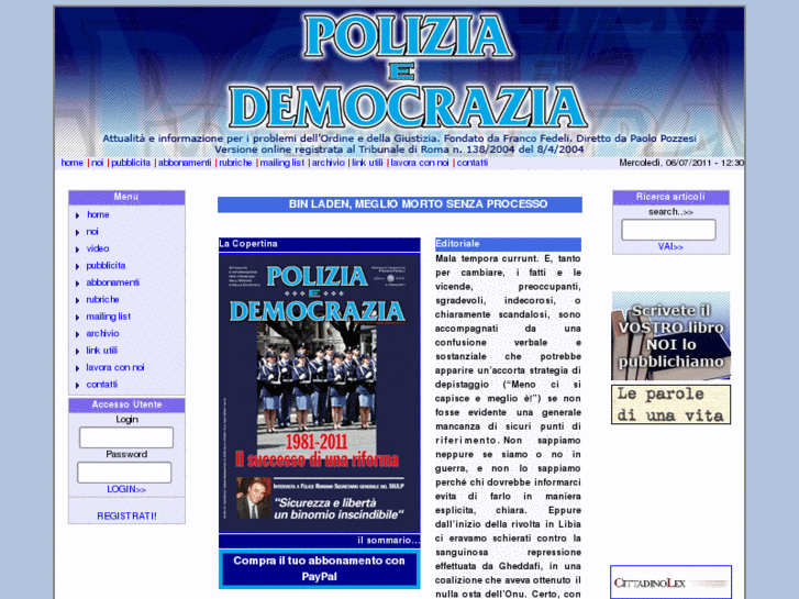 www.poliziaedemocrazia.it