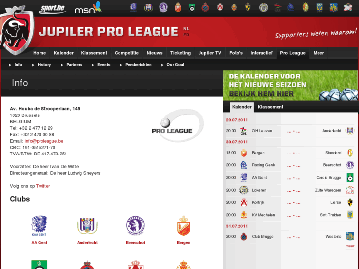 www.proleague.be