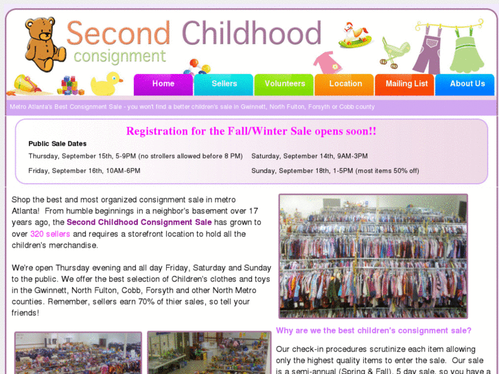 www.secondchildhoodconsignment.com