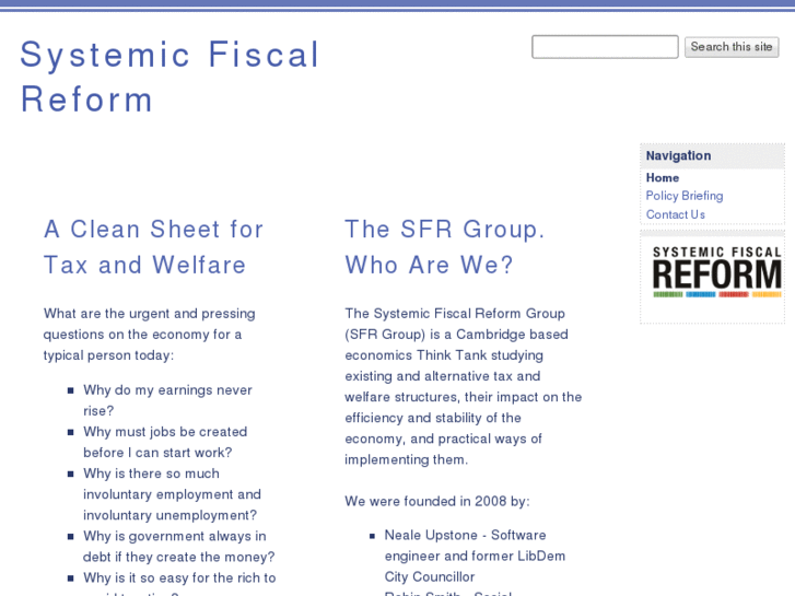 www.systemicfiscalreform.com