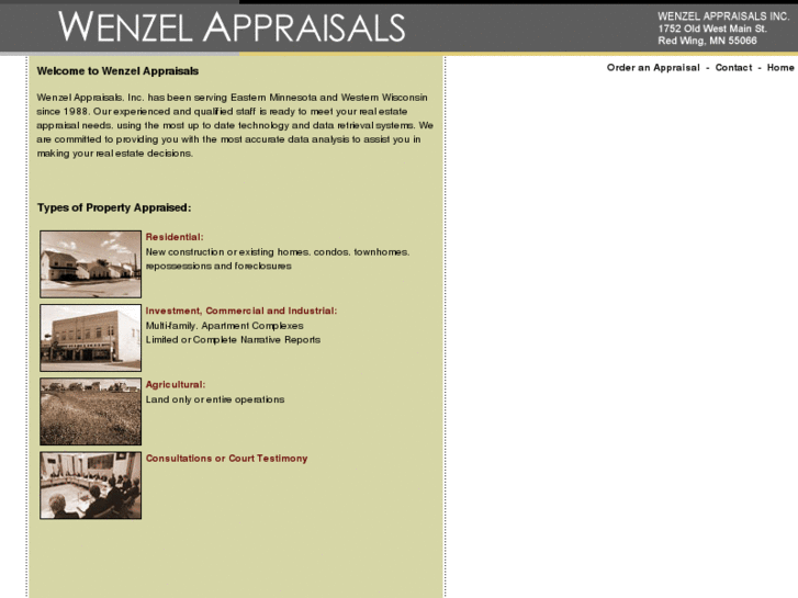 www.wenzelappraisals.com