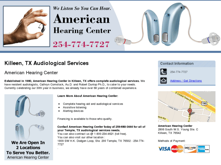 www.audiologisthearingkilleen.com