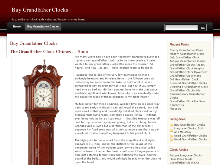 www.buygrandfatherclocks.net