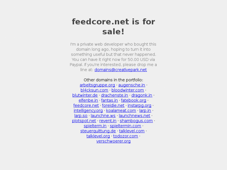www.feedcore.net
