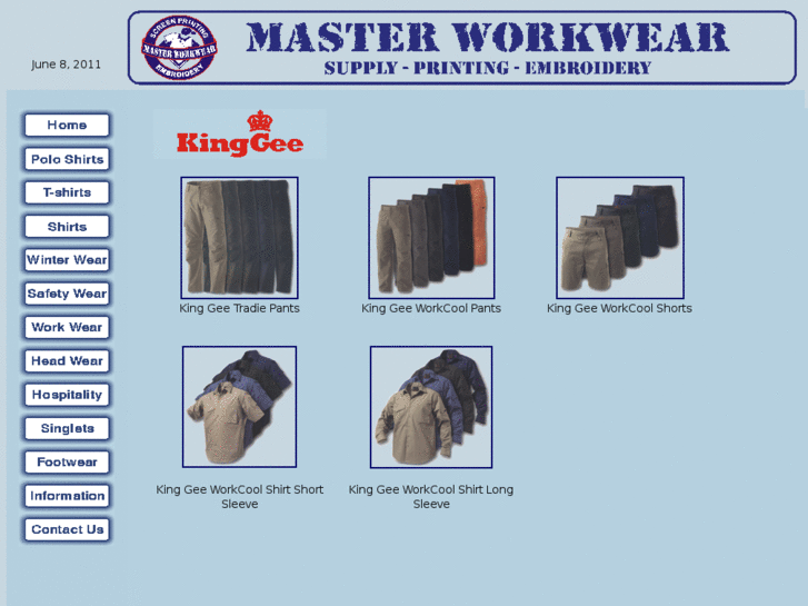 www.kinggeeworkwear.com