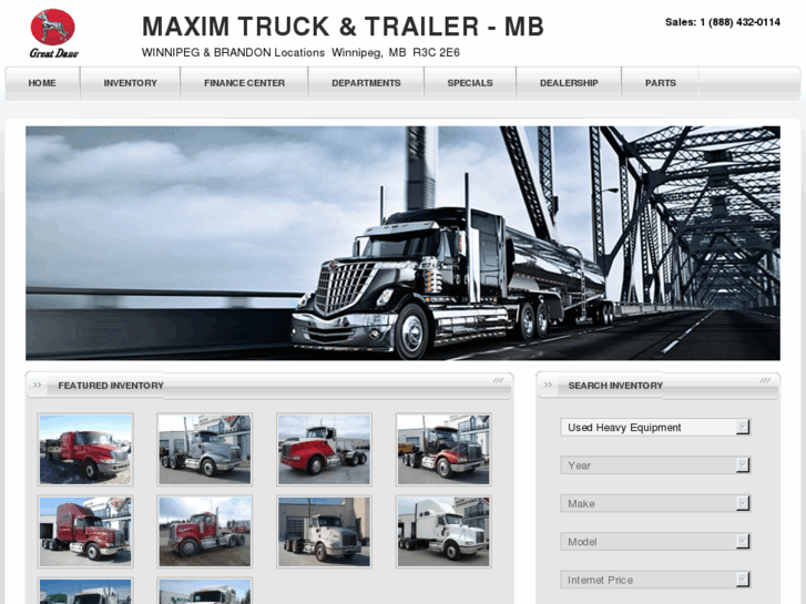 www.maximtruckandtrailermanitoba.com