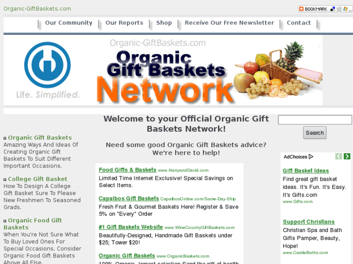 www.organic-giftbaskets.com
