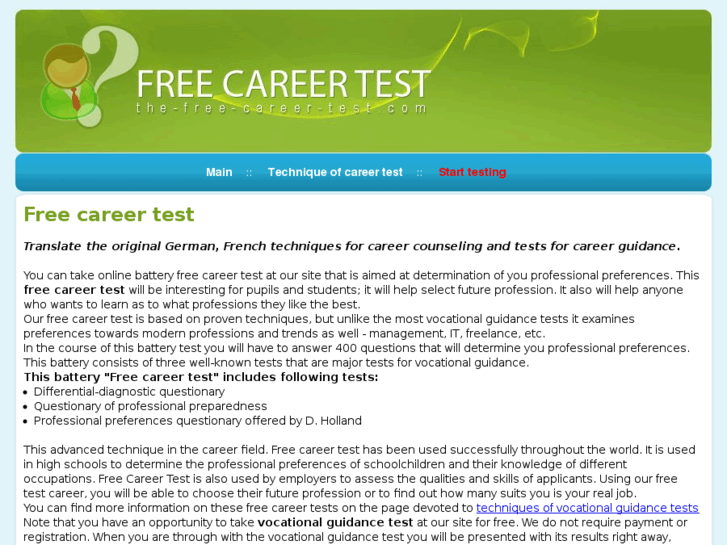 www.the-free-career-test.com