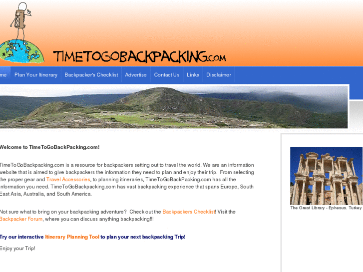 www.timetogobackpacking.com