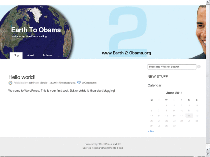 www.earthtoobama.com