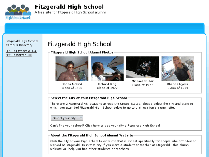 www.fitzgeraldhighschool.org