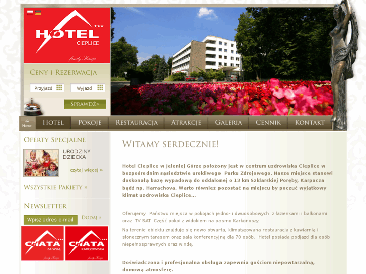 www.hotelcieplice.pl