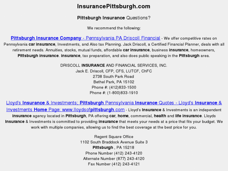 www.insurancepittsburgh.com