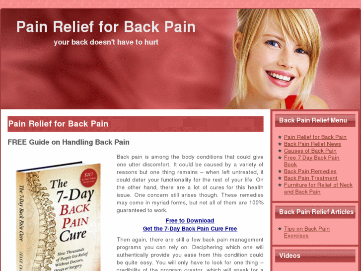 www.painreliefforbackpain.net