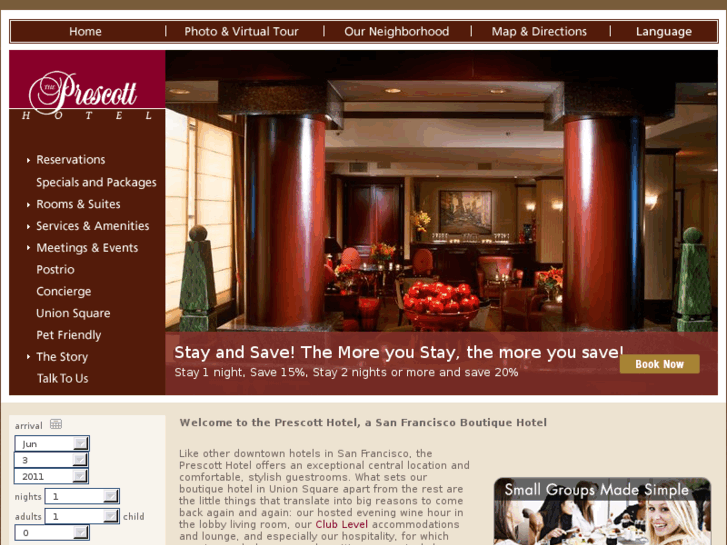 www.prescotthotel.com