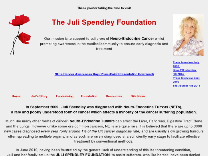 www.thejulispendleyfoundation.net