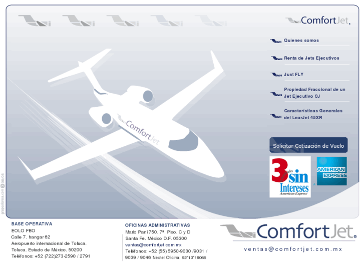 www.comfortjet.com.mx