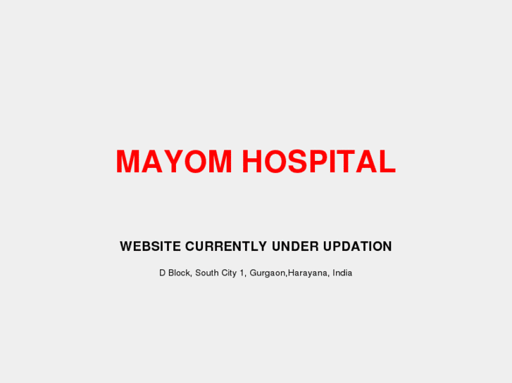 www.mayomhospital.com