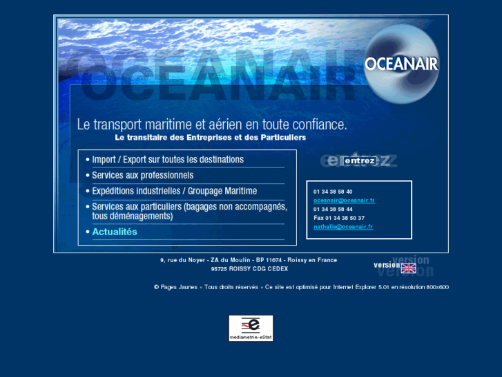 www.oceanair-freight.com