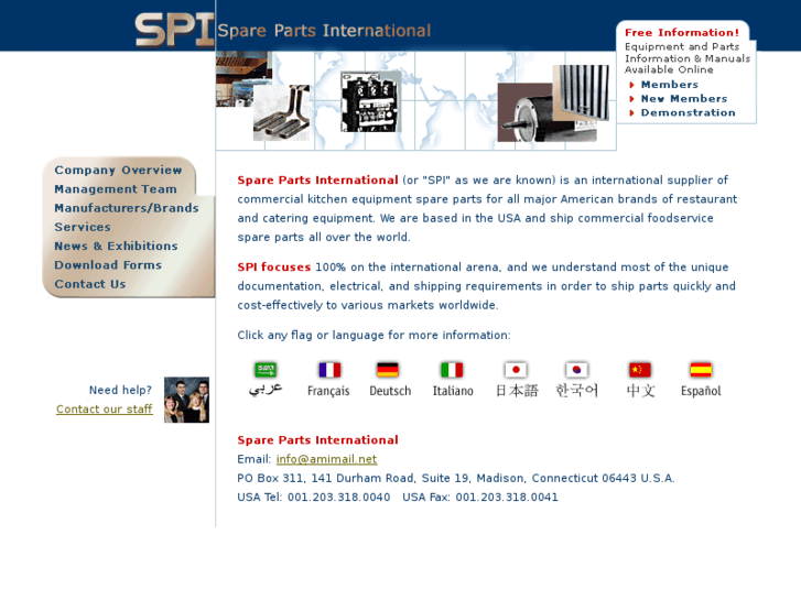 www.sparepartsinternational.com