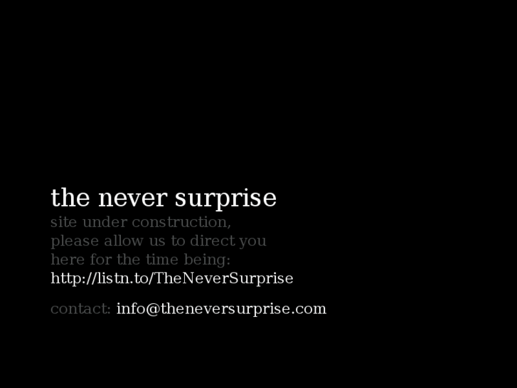 www.theneversurprise.com