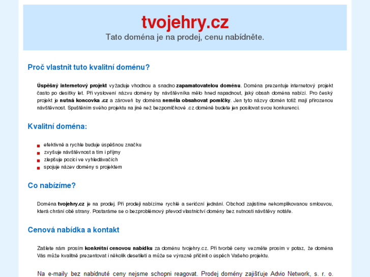 www.tvojehry.cz