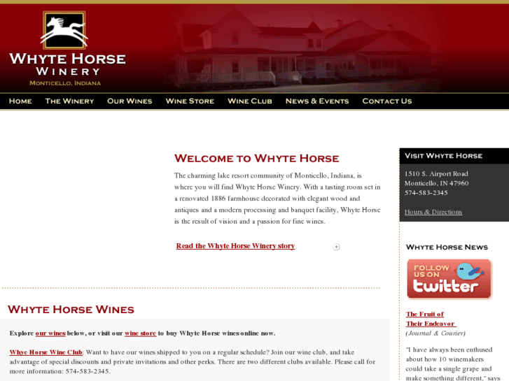 www.whytehorsewinery.com