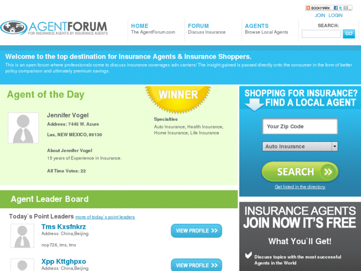 www.agentforum.com