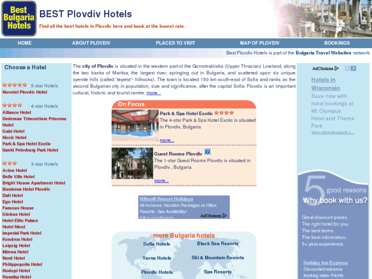 www.bestplovdivhotels.com