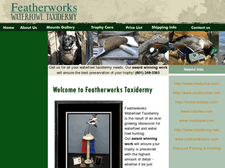 www.featherworkstaxidermy.com