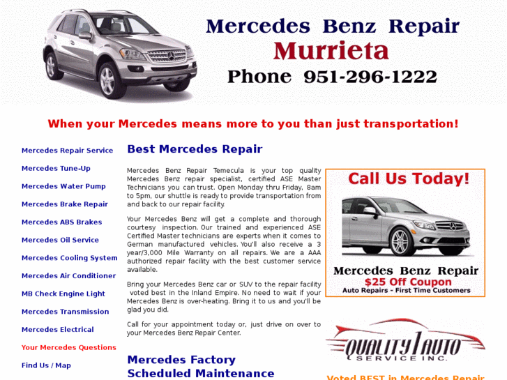 www.mercedesbenzrepairmurrieta.com