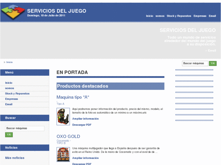 www.serviciosdeljuego.es