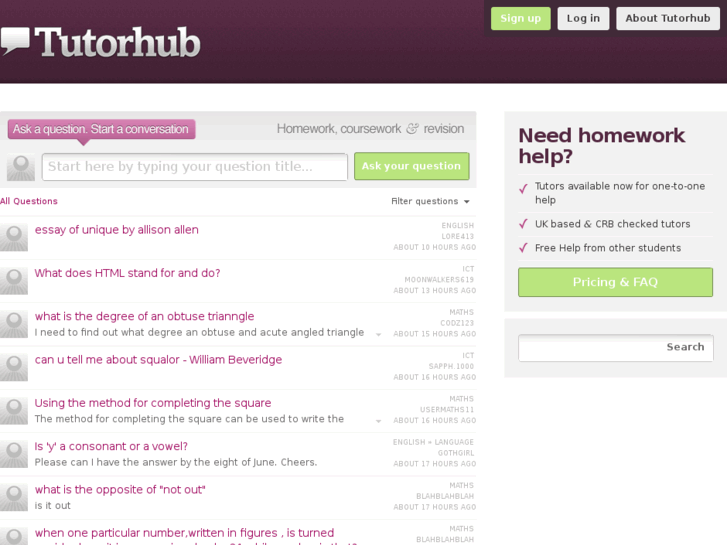 www.tutorhub.net