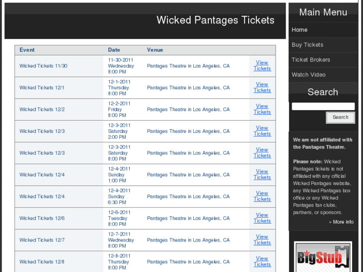 www.wickedpantagestickets.com