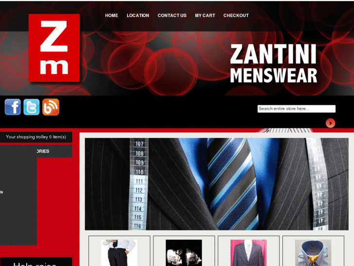 www.zantinimenswear.com