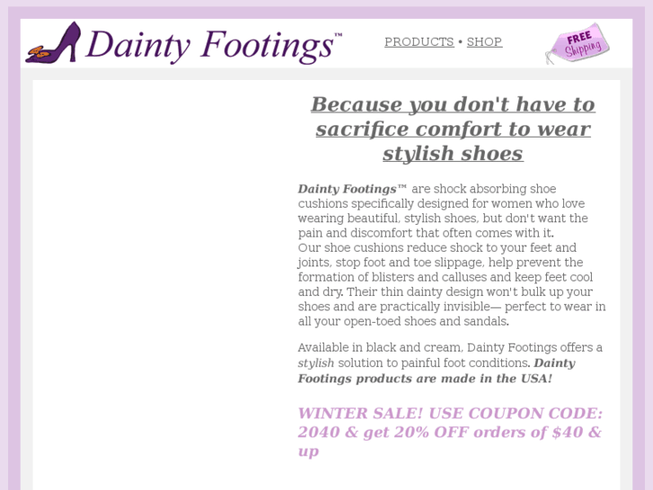 www.daintyfootings.com