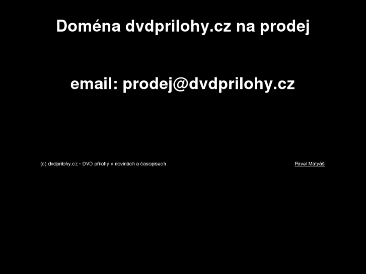 www.dvdprilohy.cz