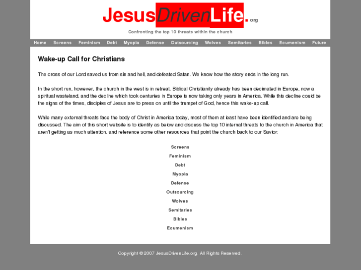 www.jesusdrivenlife.org