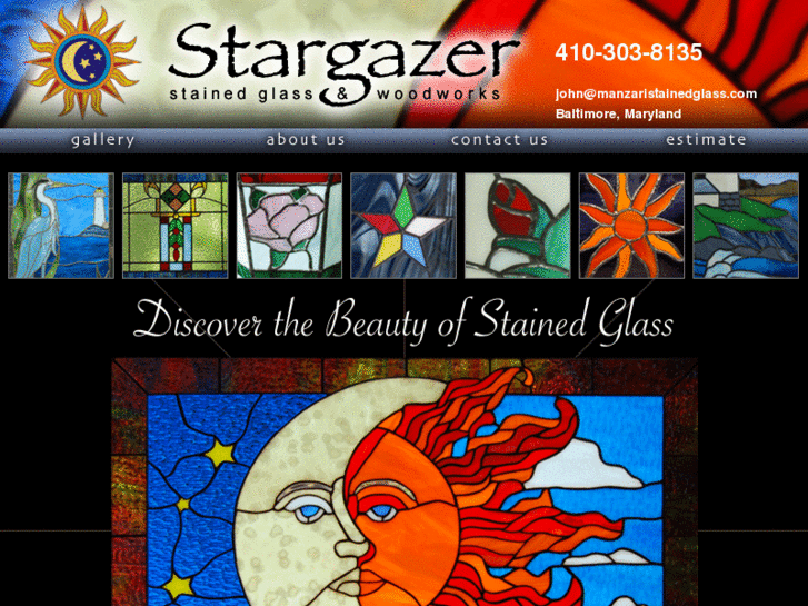 www.manzaristainedglass.com