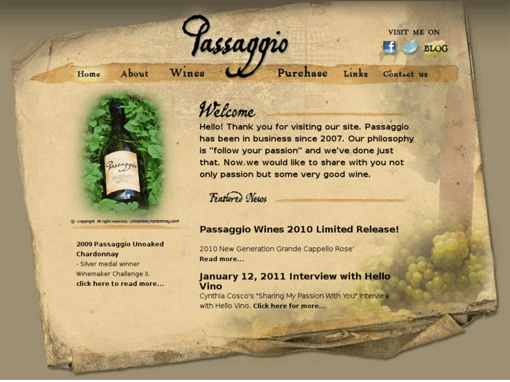 www.passaggiowines.com