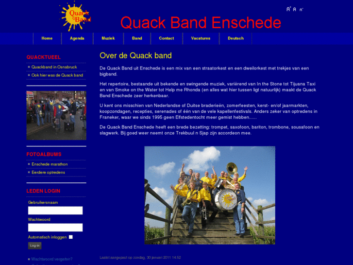 www.quackband.nl