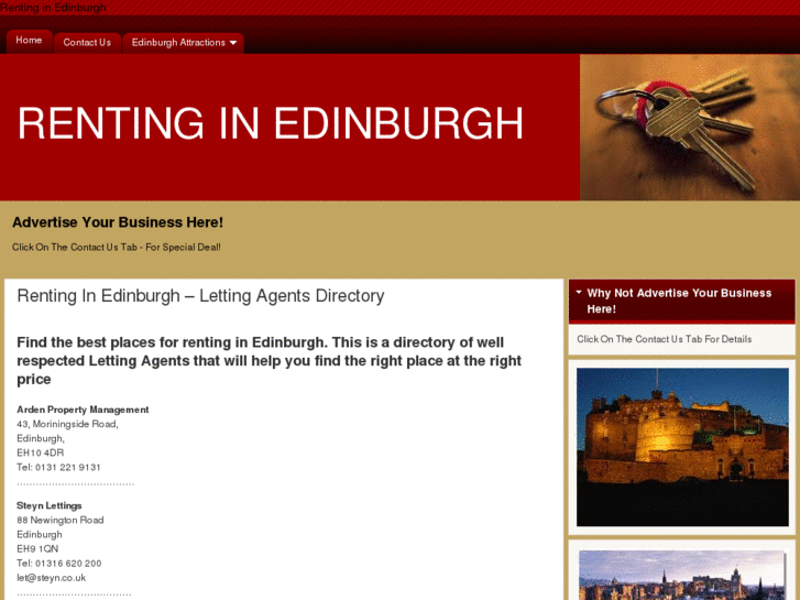 www.rentinginedinburgh.com