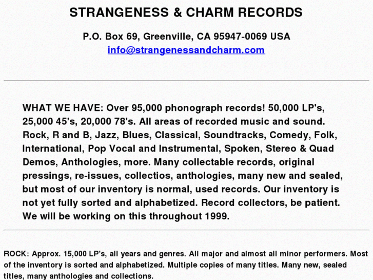 www.strangenessandcharm.com