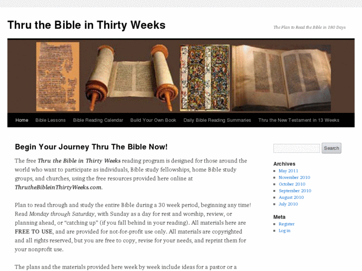 www.throughthebibleinthirtyweeks.com