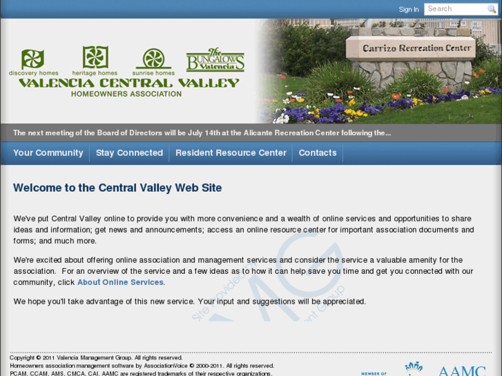 www.valenciacentralvalley.com